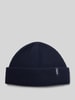 MCNEAL Beanie met labeldetail Marineblauw