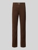 Christian Berg Woman Straight Fit Stoffhose im 5-Pocket-Design Mittelbraun