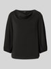 s.Oliver BLACK LABEL  Relaxed fit sweatshirt van modalmix Zwart