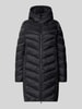 Jake*s Casual Slim Fit Puffer Coat mit Steppnähten Black