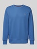 Gant Sweatshirt mit  Label-Stitching Modell 'SHIELD' Royal