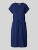 B.Young Knielanges Kleid mit Tunnelzug Modell 'PANDINNA' Marine