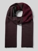 Christian Berg Men Sjaal met rafels Bordeaux