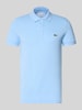 Lacoste Slim Fit Poloshirt aus reiner Baumwolle Hellblau