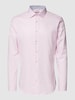 Seidensticker Super SF Super slim fit zakelijk overhemd met kentkraag Rosé