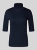 Marc Cain T-Shirt mit Stehkragen Marine