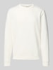 Blend Sweatshirt met ronde hals en logo Offwhite