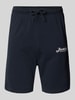 Jack & Jones Slim fit sweatpants met labelprint, model 'GORDON' Marineblauw