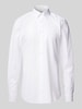 OLYMP Level Five Slim Fit Businesshemd mit extra langem Arm Modell 'NEW YORK' Weiss