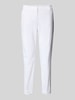 Cambio Slim fit broek met verkort model, model 'STELLA' Wit