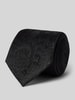 MONTI Seidenkrawatte mit Paisley-Muster Black