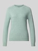 ONLY Regular Fit Pullover mit Rundhalsausschnitt Modell 'RICA' Schilf Melange