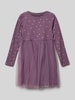 Name It Jurk met tule, model 'MINI DOTS' Mauve