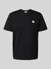 Calvin Klein Jeans T-Shirt mit Label-Patch Black