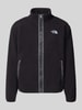 The North Face Regular fit fleecejack met gestikt logo Zwart