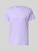 Tommy Jeans Slim Fit T-Shirt aus reiner Baumwolle Lila