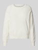 Christian Berg Woman Strickpullover mit Rundhalsausschnitt Offwhite