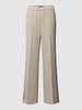 Gardeur Stoffen broek met bandplooien, model 'FRANCA' Zand