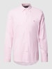 Tommy Hilfiger Freizeithemd mit Label-Stitching Rosa