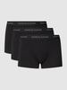 Tommy Hilfiger Trunks mit Logo-Stitching im 3er-Pack Black