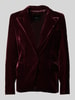 Mango Regular Fit Blazer mit Reverskragen Modell 'COMBI' Bordeaux