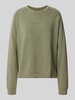 Marc O'Polo Denim Comfort Fit Sweatshirt aus reiner Baumwolle Khaki