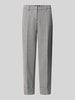 CAMBIO Regular fit smalle broek met viscose-katoen-aandeel model 'KRYSTAL' Lichtgrijs