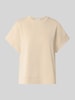 Rich & Royal T-Shirt mit elastischen Abschlüssen Beige