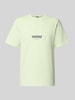 The North Face Relaxed Fit T-Shirt aus reiner Baumwolle mit Logo-Print Neon Gelb