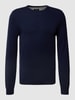 MCNEAL Pullover in Ripp-Optik Modell 'FILO' Marineblau