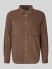 Only & Sons Loose Fit Freizeithemd aus reiner Baumwolle Modell 'ALP' Hellbraun