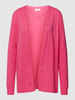 s.Oliver RED LABEL Cardigan in effen design Roze