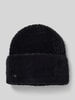 Loevenich Beanie in Strick-Optik mit Viskose-Anteil Black