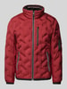 Tom Tailor Regular Fit Funktionsjacke mit abnehmbarer Kapuze Bordeaux