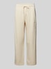 EA7 Emporio Armani Baggy fit sweatpants met labelprint Offwhite