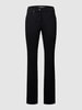 Zerres Slim fit jeans met stretch, model 'Cora' Zwart