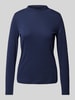 Christian Berg Woman Shirt met lange mouwen en col Donkerblauw