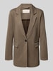 FREE/QUENT Regular fit blazer met klepzakken, model 'Nanni' Taupe