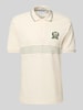 Lacoste Classic Fit Poloshirt mit Label-Stitching Offwhite