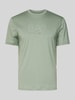 EA7 Emporio Armani T-Shirt mit Label-Print Modell 'TRAIN' Mint