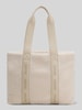 HUGO Shopper mit Label-Riemen Ecru