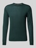 Roy Robson Gebreide pullover met ronde hals Groen