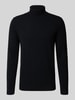 Christian Berg Men Strickpullover aus reinem Kaschmir Black