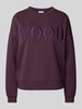 Vila Sweatshirt met ribboorden, model 'REFLECT' Paars