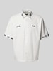 WOODBIRD Freizeithemd mit Knopfleiste Modell 'Wang' Offwhite