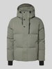 GOFRANCK Kurtka pikowana z kapturem model ‘BAYU’ Oliwkowy