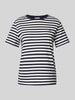 Gant T-Shirt mit Label-Stitching Marine