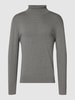 s.Oliver RED LABEL Gebreide pullover met labelstitching Lichtgrijs