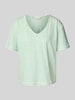 Tommy Hilfiger Relaxed fit T-shirt van een mix van linnen en katoen Lichtgroen