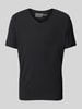 MCNEAL T-Shirt mit V-Ausschnitt Black